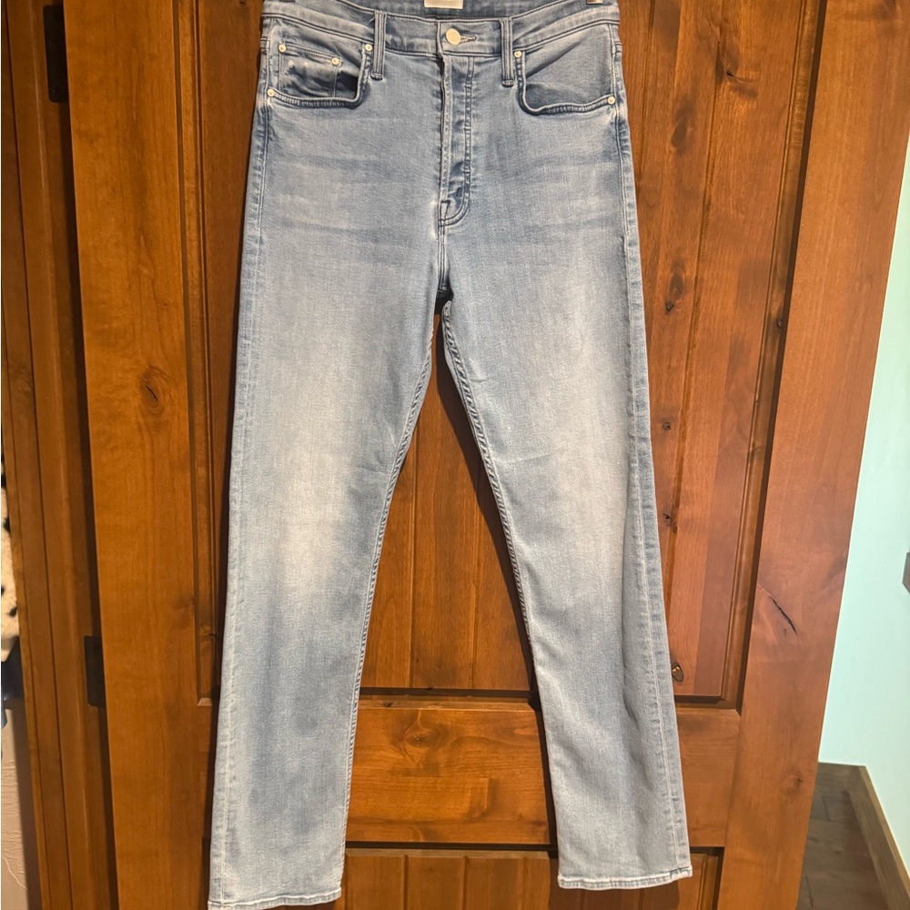 MOTHER Slim Fit Light Blue Jeans